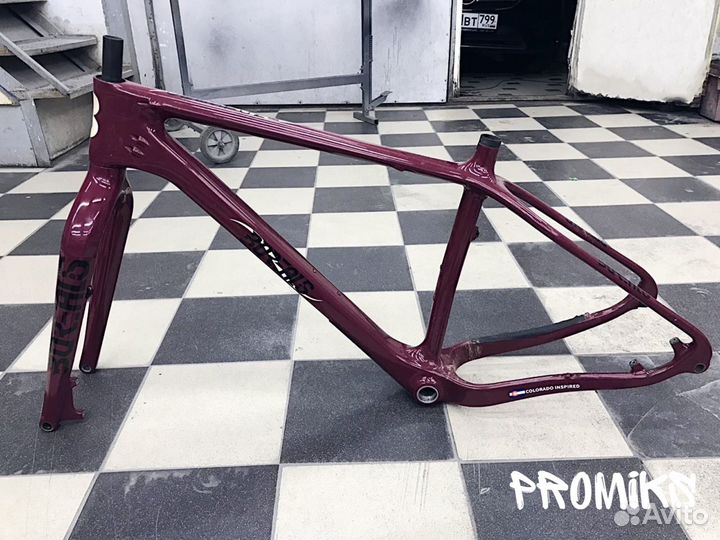 Профессиональная покраска велосипеда