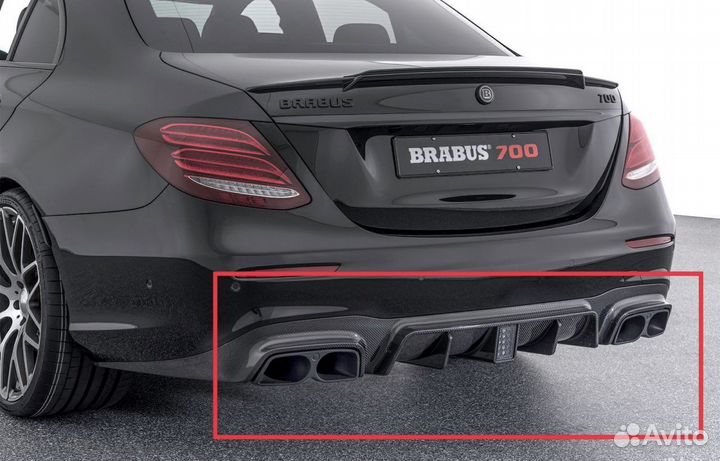 Диффузор w213 Brabus 2016-2023