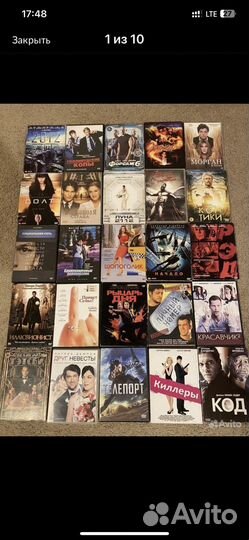 Двд фильмы и мультфильмы 275 штук