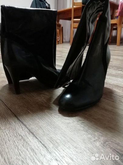 Сапоги кожанные