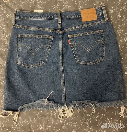 Джинсовая юбка levis