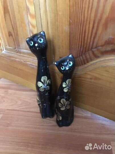 Статуэтка вазы сувенир кошка керамика