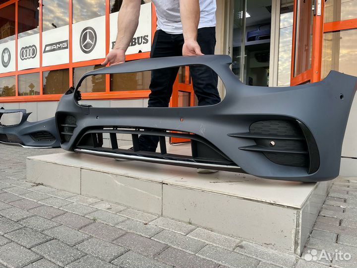 Бампер передний Mercedes w213 рестайлинг