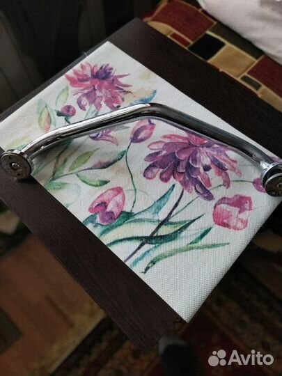 Поручень для ванной изогнутый