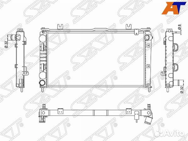 Радиатор LADA kalina
