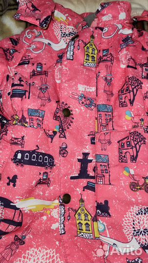 Зимний комбинезон для девочки 74 80