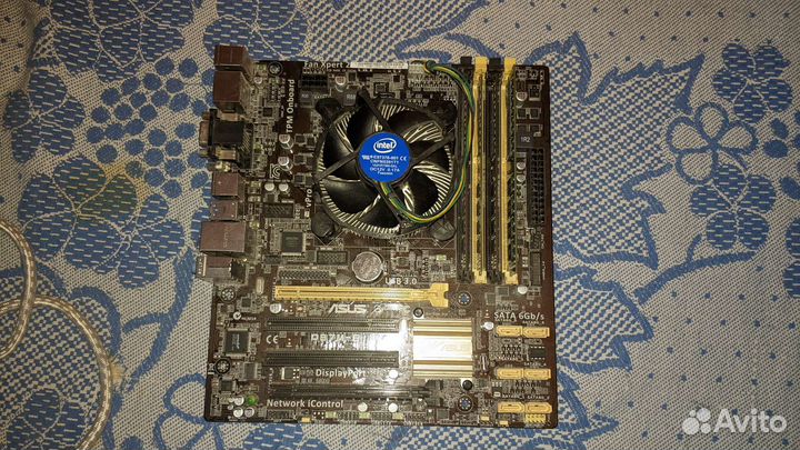 Комплект i5 4670 + q87m-e + 16 gb 1600 mhz