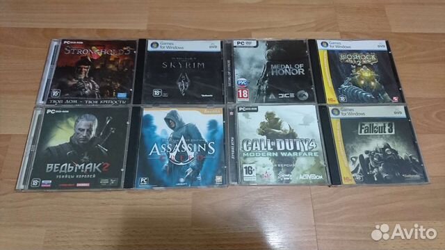 Лицензионные диски с играми (Jewel)