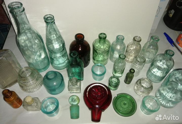 Старинные бутылки