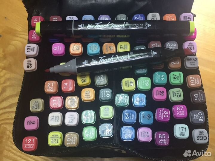 Маркеры для скетчинга 80 цветов