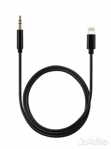 Кабель адаптер lightning 3.5 AUX audio
