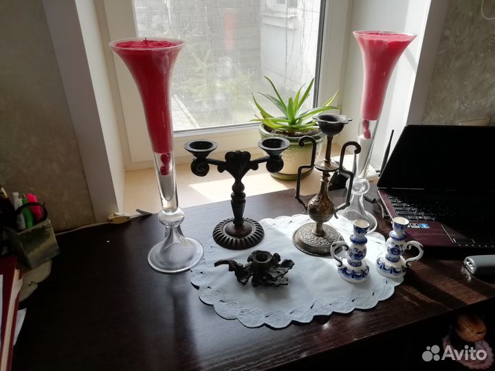 Подсвечники и вазы из Индии