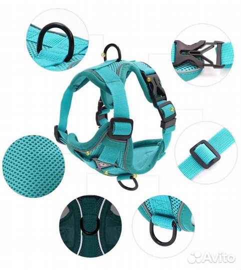 Шлейка с поводком для кошек и собак