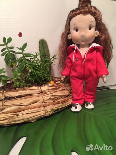 Интерьерная кукла ручной работы / текстильная кукл