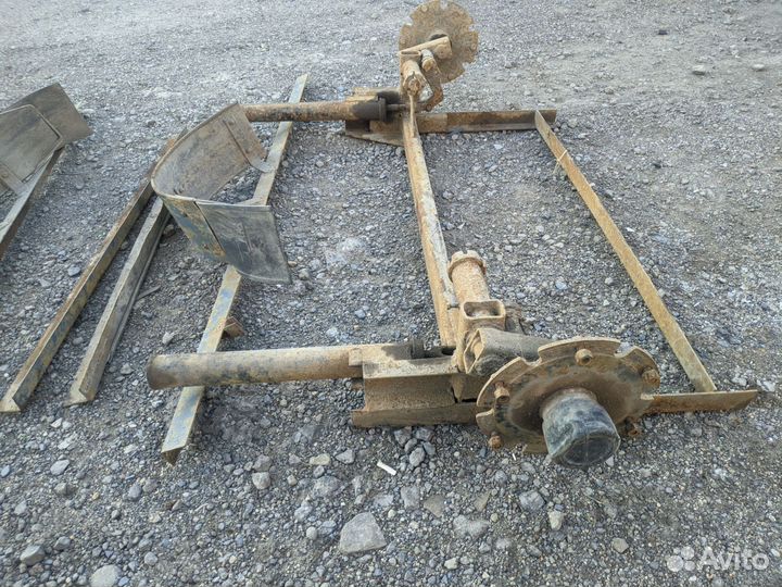 Ходовая часть для прицепа легковогоиавтомобильного