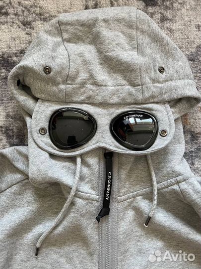 Зип Худи C.P Company Goggle Grey оригинал