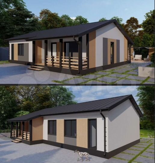 Дом 100 м² на участке 12 сот.