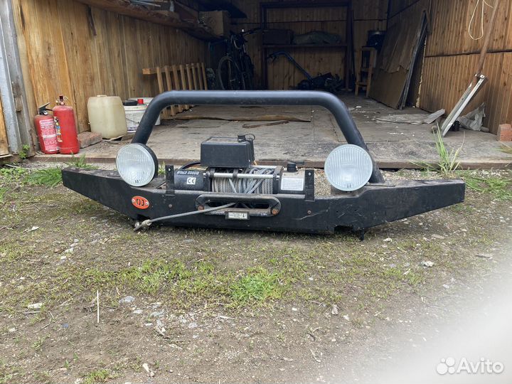 Силовой бампер на ниву с лебедкой 8000lb