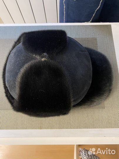 Норковая шапка мужская новая