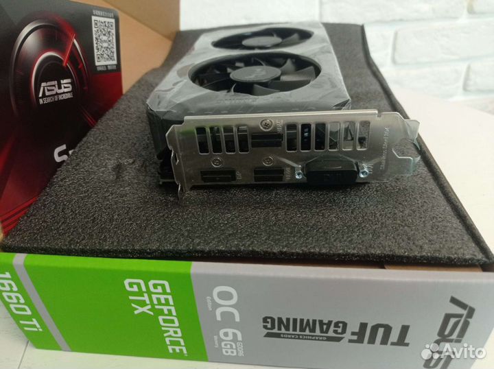 Новая видеокарта asus geforce GTX 1660ti