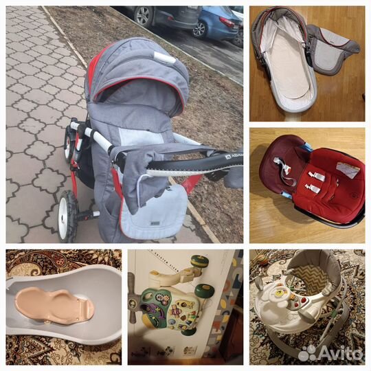 Детские коляски 3 в 1 adamex