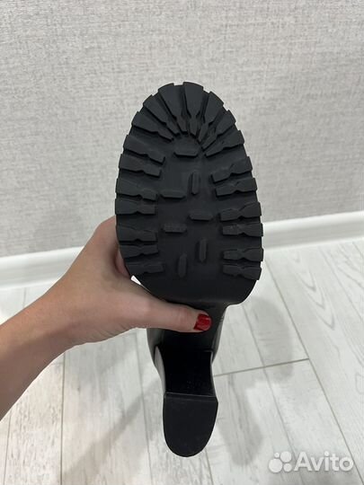 Ботильоны zara кожа новые 38 размер