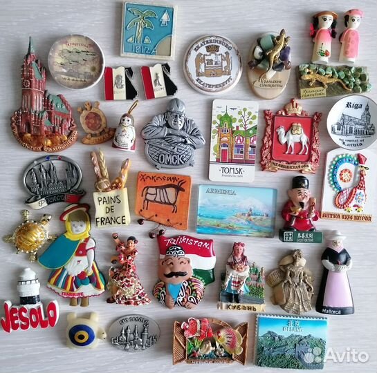 Магниты сувенирные на холодильник