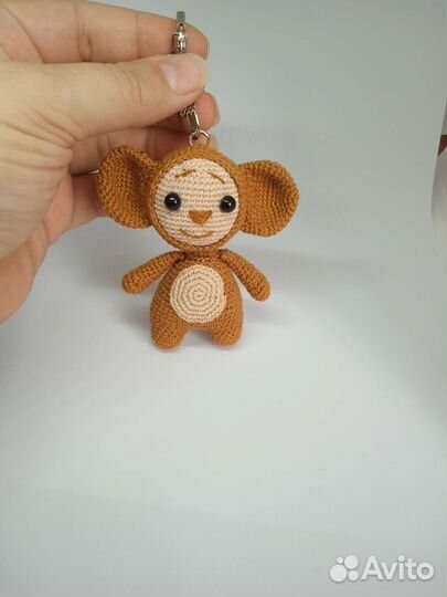 Чебурашка брелок, игрушка