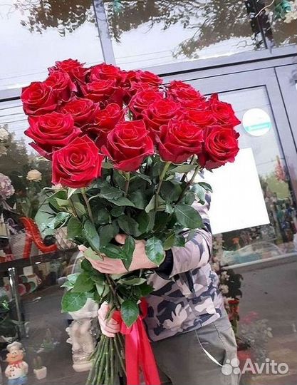 Цветы розы букеты 25 31 35 51 101 251 Доставка