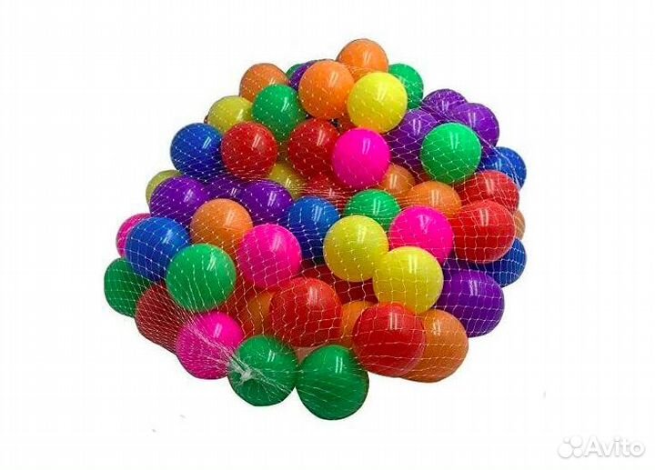 Разноцветный набор шаров 100 штук