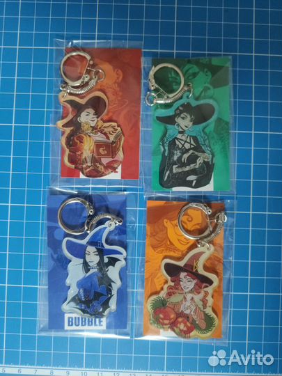 Комплект брелков/брелоков Bubble Серия №1
