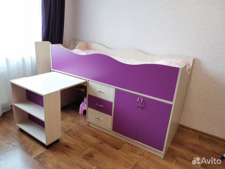 Детская кровать с матрасом