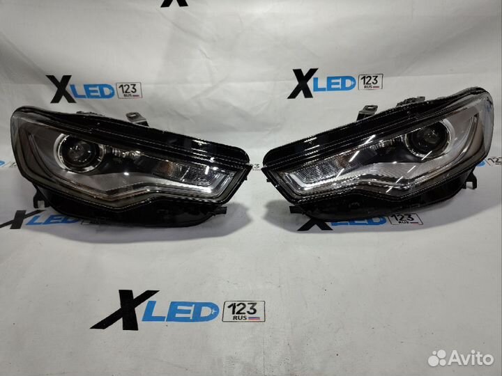 Фара правая левая audi A6 C7 дорест ксенон