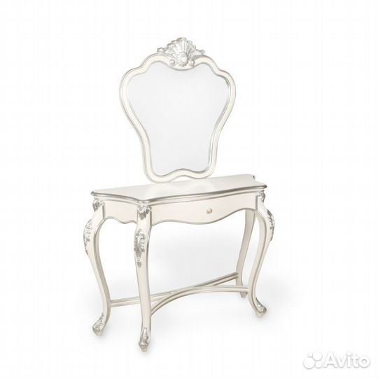 Консоль белая массив бука