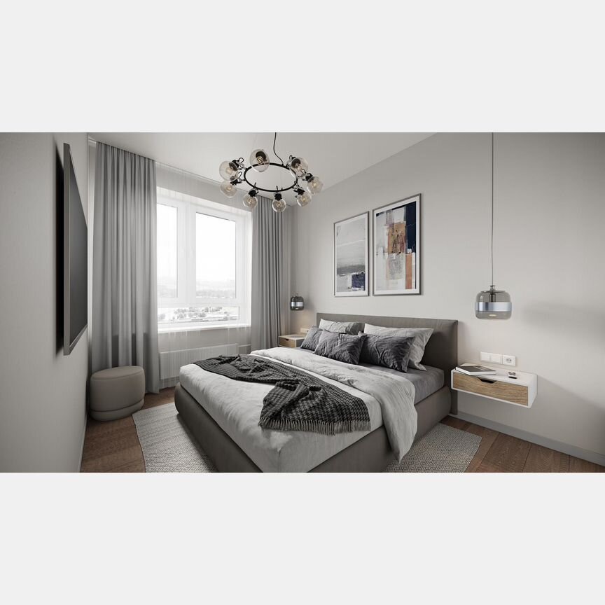 2-к. квартира, 57,5 м², 16/16 эт.