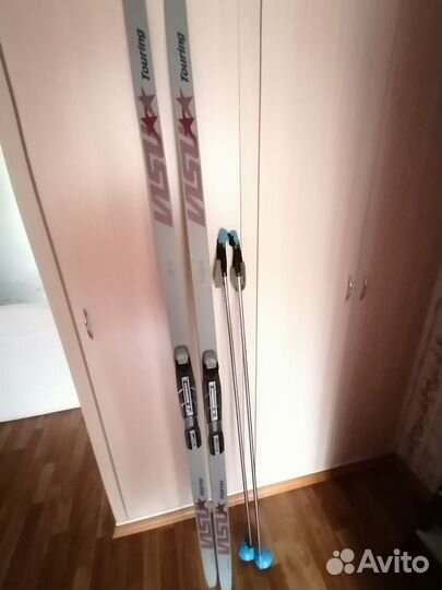 Лыжи беговые с палками