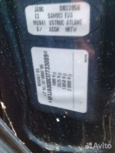 Разбор на запчасти Renault Scenic 1996-2002