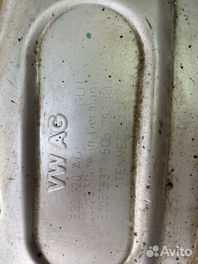 Глушитель на skoda octavia A7