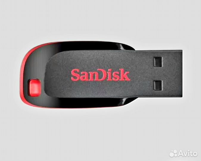 Флэш диск USB SanDisk 64Gb Cruzer Blade оригинал