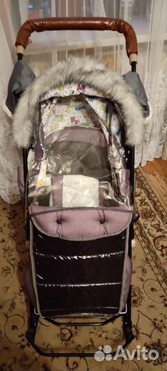 Коляска санки