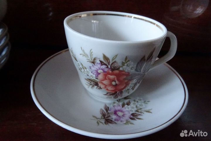 Фарфор. Чайная пара