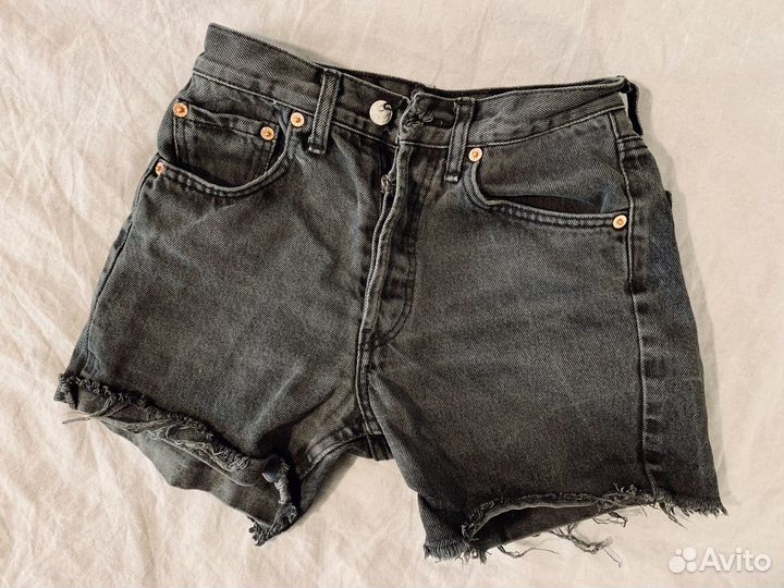 Чёрные винтажные шорты Bill Barnes