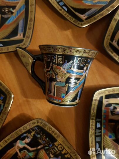 Кофейный сервиз новый Фарфор Египетский
