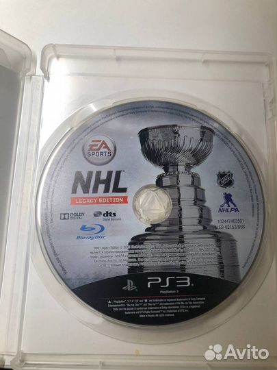 Игра диск для PS3 NHL Legacy Edition