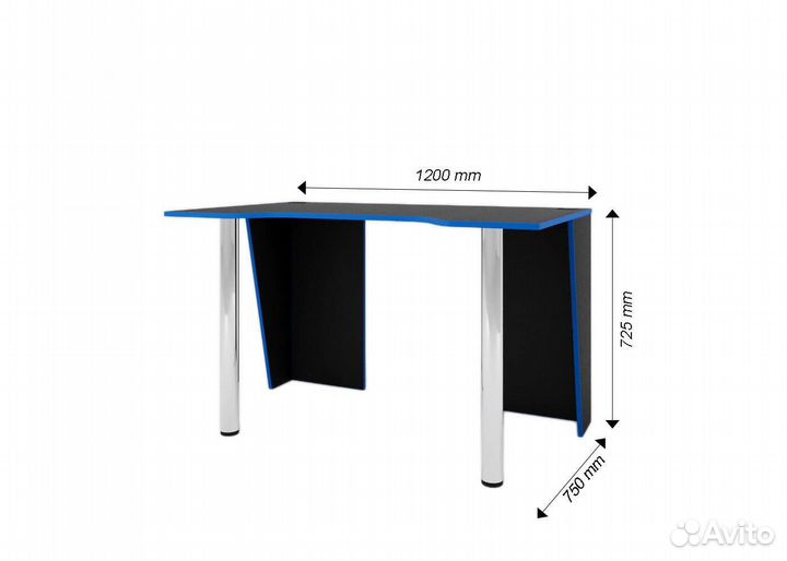 Компьютерный стол Игровой-802uar игровой классичес