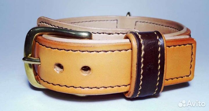 Кожаный ошейник