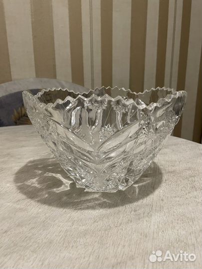 Хрустальная ваза,фруктовница