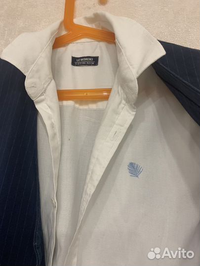 Жилет и льняная рубашка на 10-11 лет