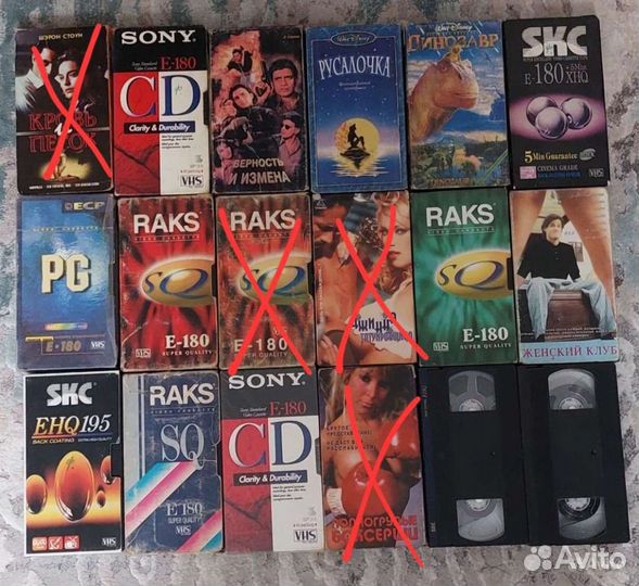 Видеокассеты мультфильмы, фильмы (цена за всё)