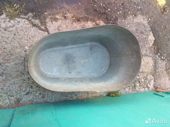 Ванна оцинкованная старинная